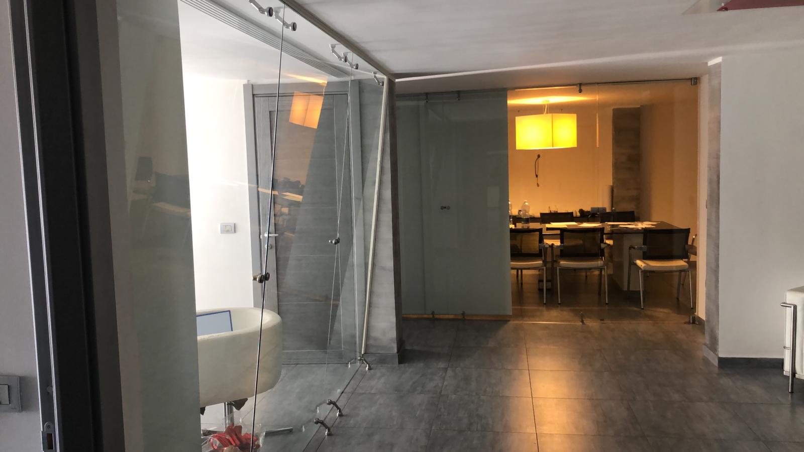 porte in vetro decorate