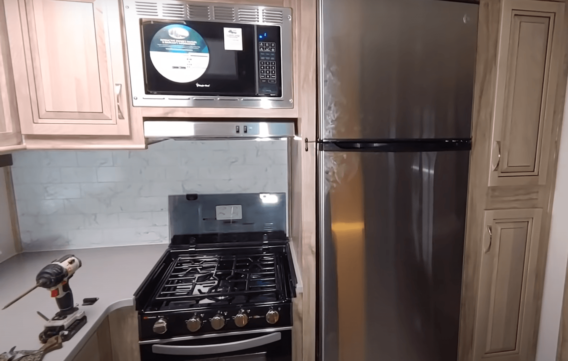 new appliances in motorhome