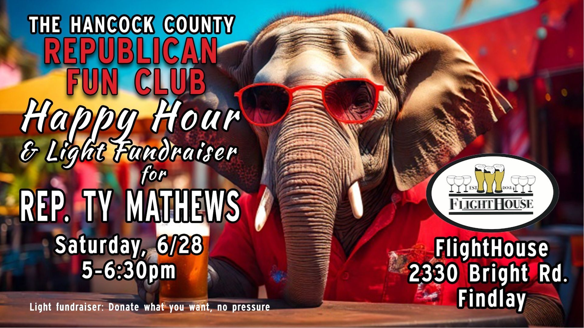 Hancock County Republican Fun Club Event for Mathews for Ohio