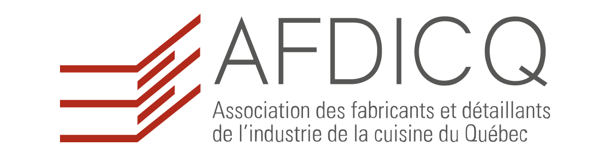 A logo for afdicq association des fabricants et detailants de l' industrie de la cuisine du quebec