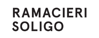 Un logo noir et blanc pour ramacieri soligo