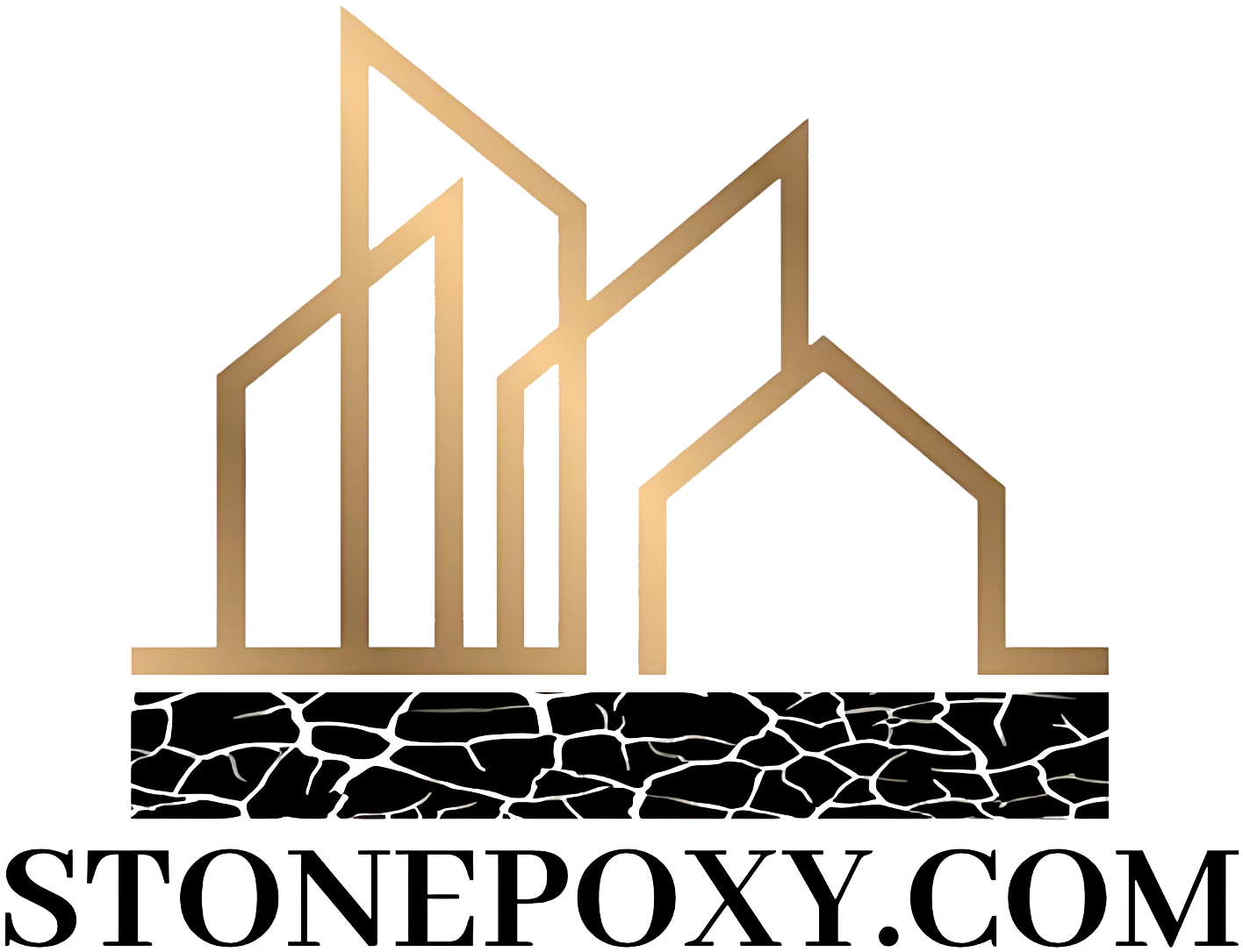 A logo for a company called stonepoxy.com