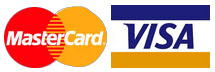 Master Card and Visa Logos