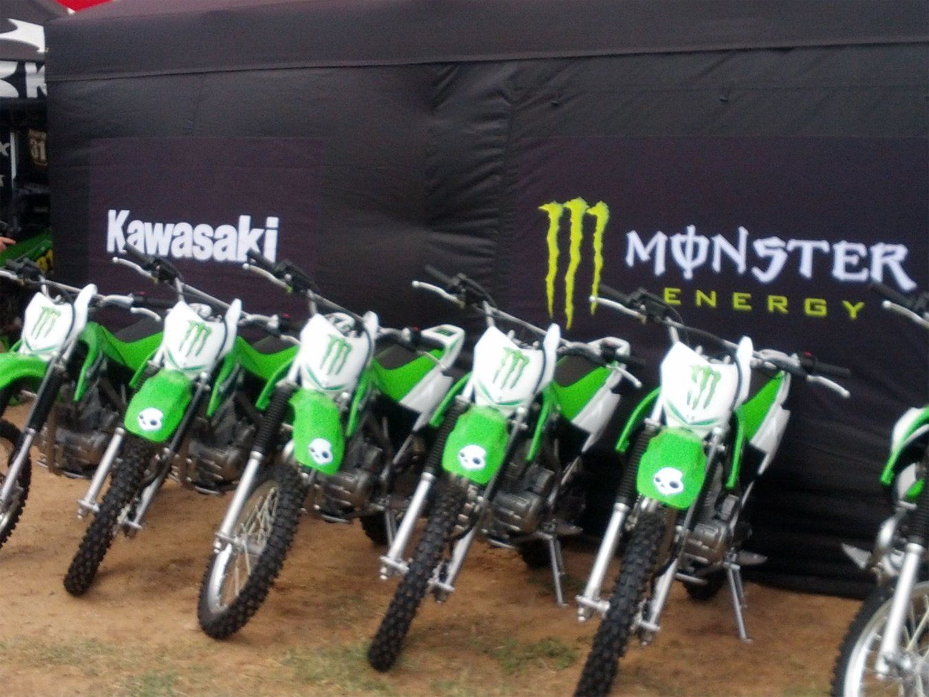 green and white motors