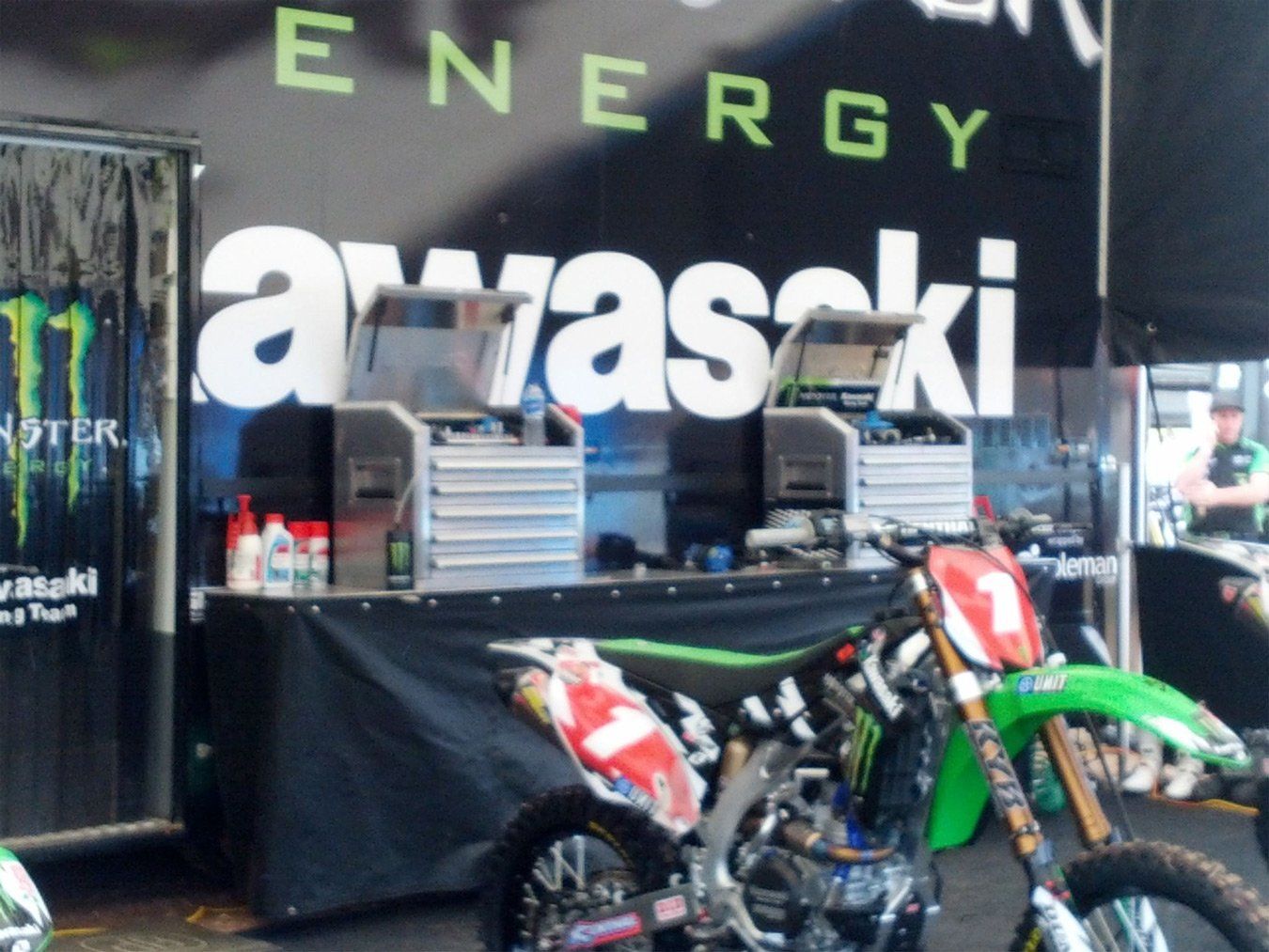 green motors with monster energy