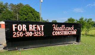 DUMPSTER PRICES AND PACKAGES IN CALHOUN COUNTY, AL AND ETOWAH COUNTY, AL