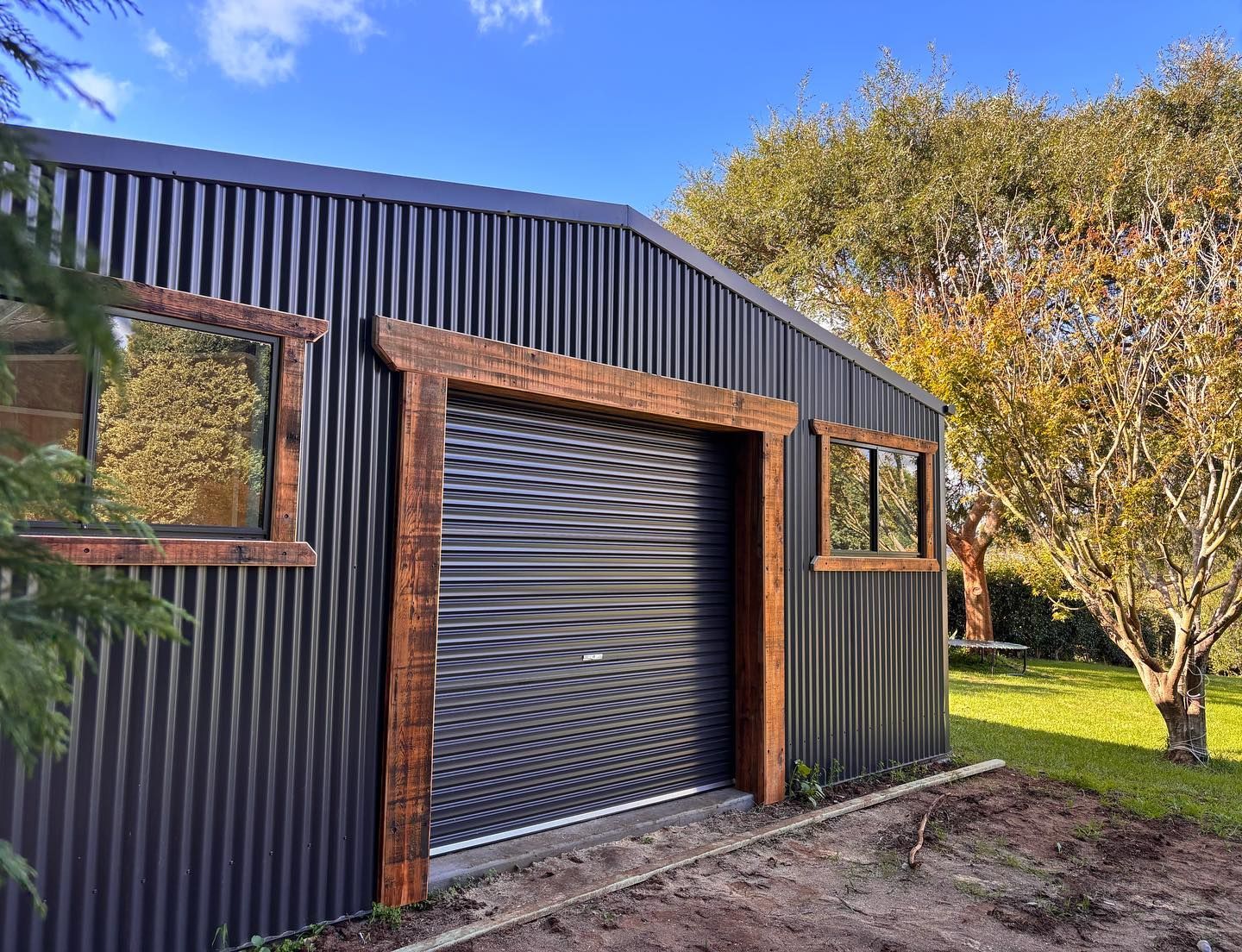 Empty Warehouse Interior with A Mezzanine Level — Complete Sheds In Marulan, NSW