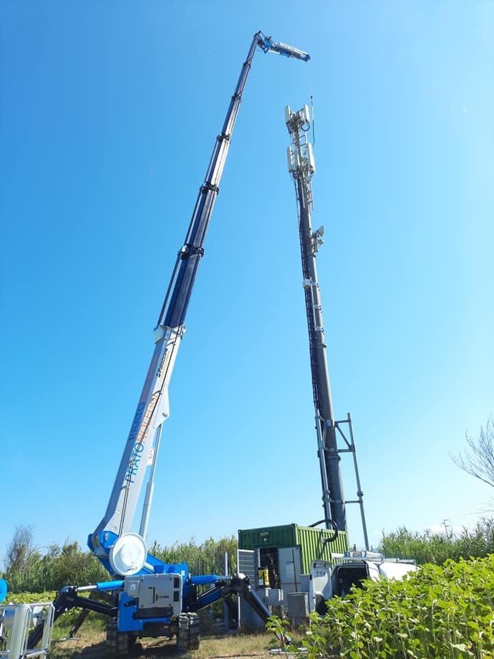 Piattaforma aerea a ragno 52 metri - Prato - Pratonoleggi