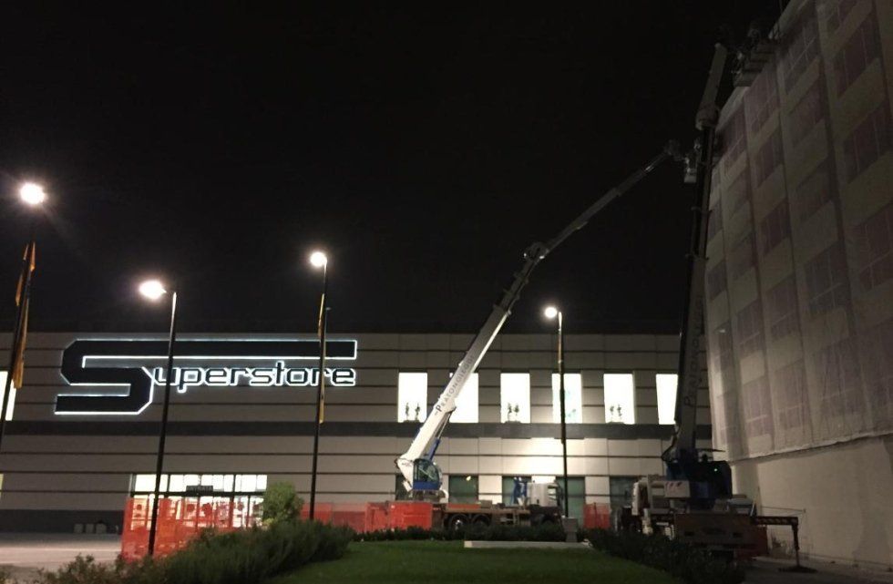 Piattaforma e campanile