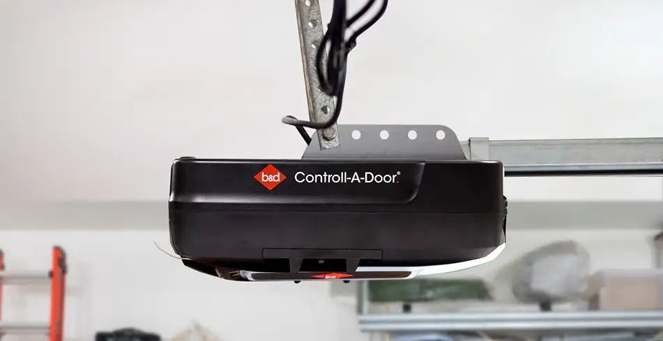 Black Garage Door Opener — Gold Coast Door Centre In Burleigh Heads, QLD