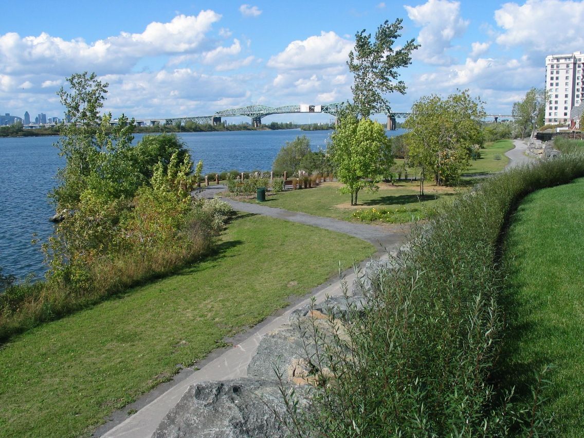 Une vue aérienne de St-Bruno-de-Montarville