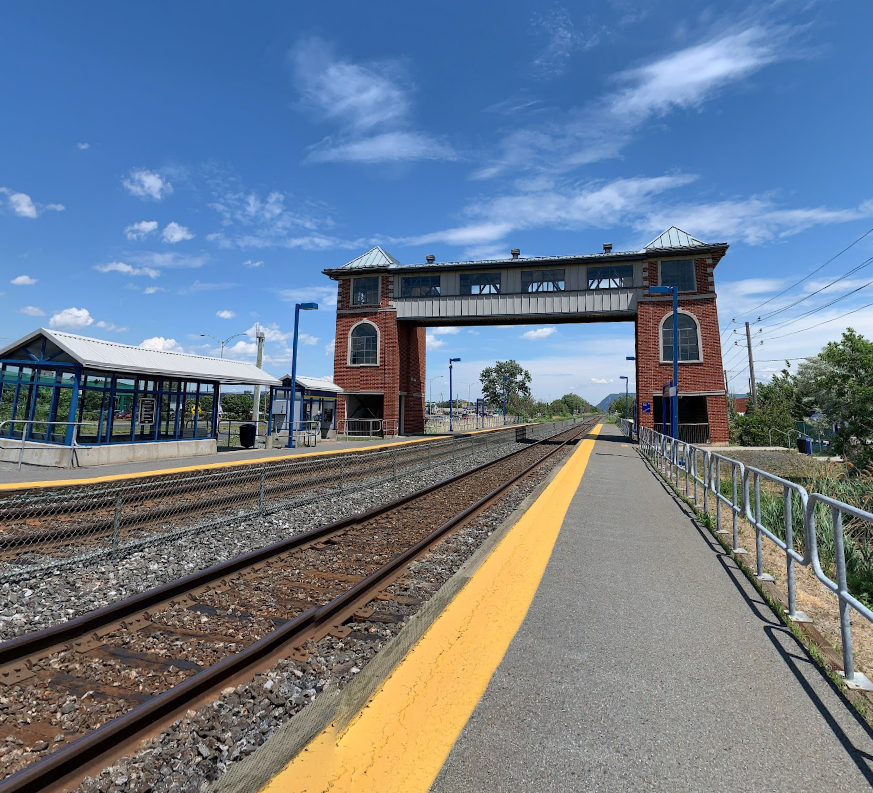 Une vue aérienne de St-Bruno-de-Montarville