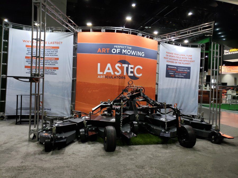 Lastec XR700 articulating mower at GIS 2019