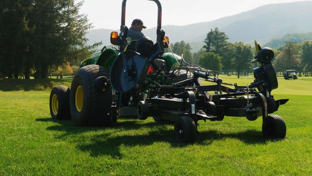 Finish cut trail online mower