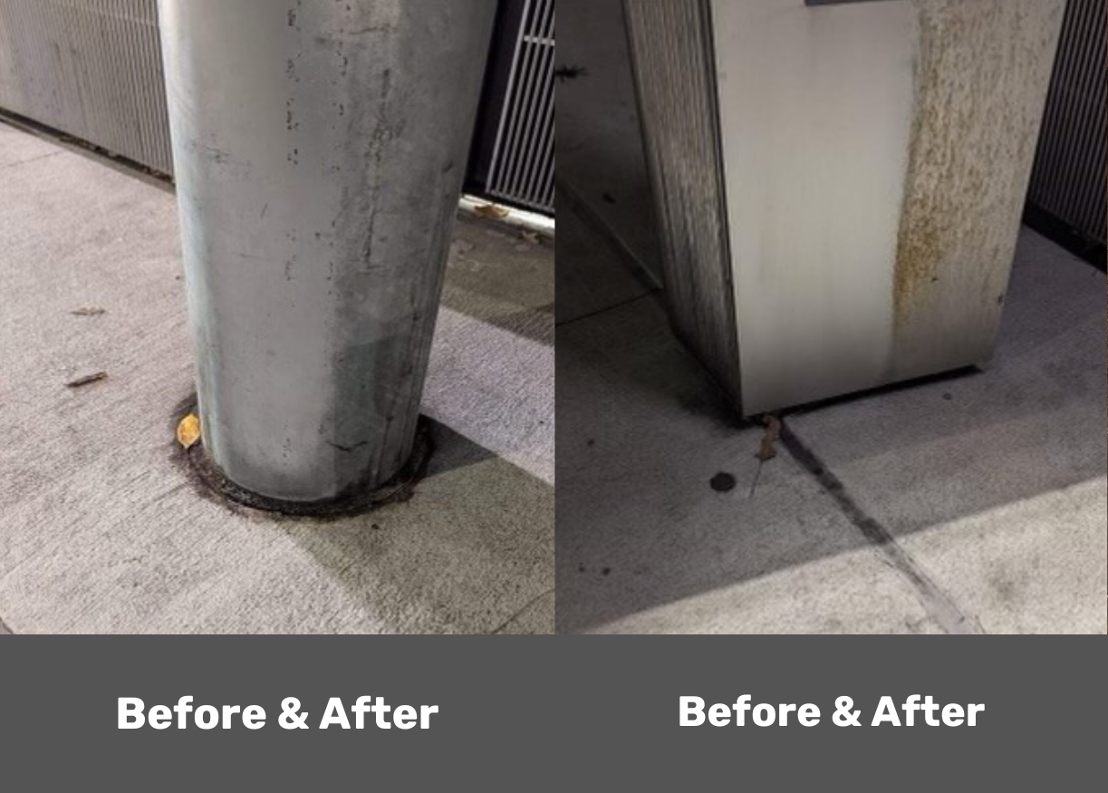 Before and After Metal Restoration