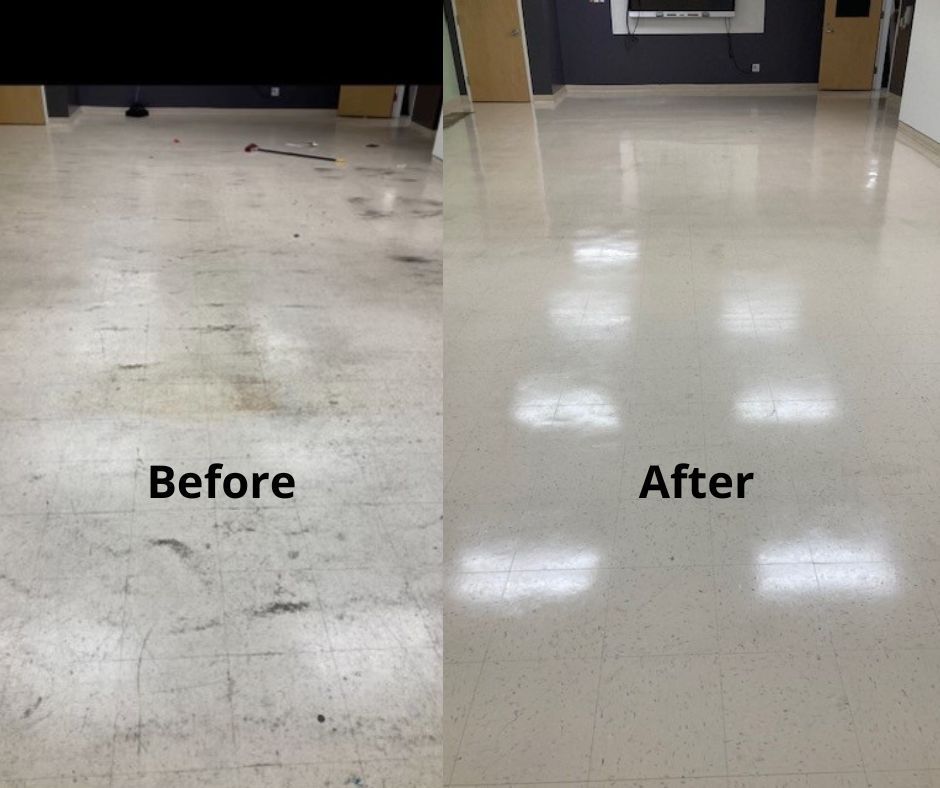 before & after school corridor repair