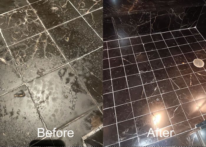 tile permanent acid etch - repair