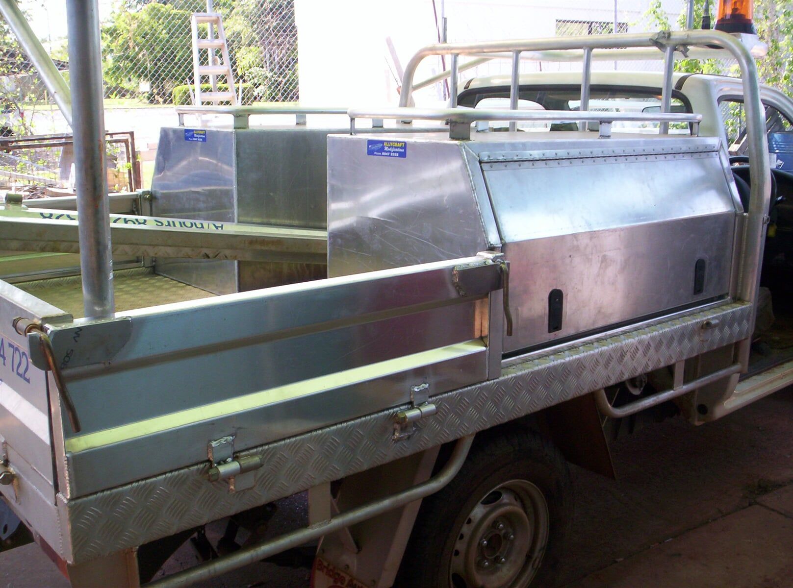 Custom Service Box — Allycraft Modifications Aluminum Welding Fabrication Canopy in Winellie, NT