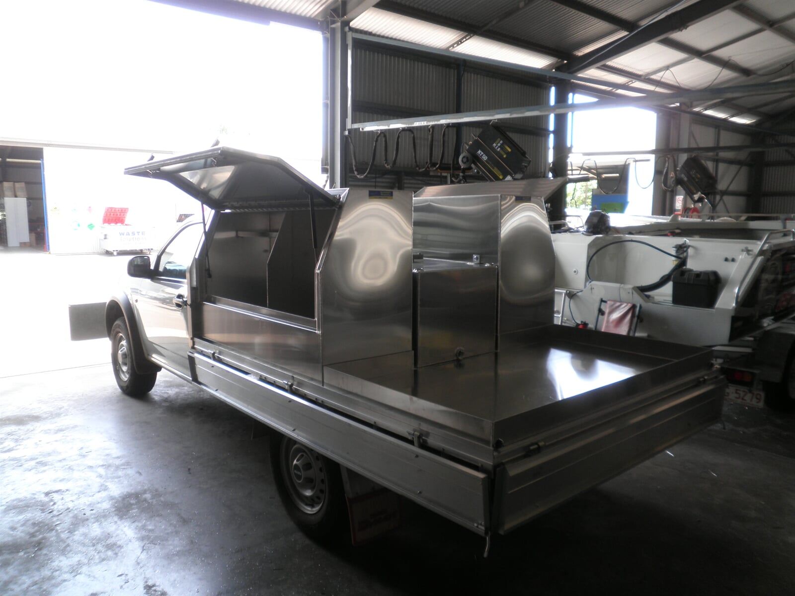 NT Pest Control — Allycraft Modifications Aluminum Welding Fabrication Canopy in Winellie, NT