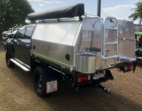 Hilux Camper — Allycraft Modifications Aluminum Welding Fabrication Canopy in Winellie, NT