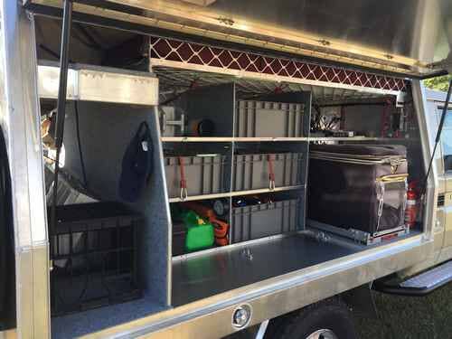 New installed Poptop Camper — Allycraft Modifications Aluminum Welding Fabrication Canopy in Winellie, NT