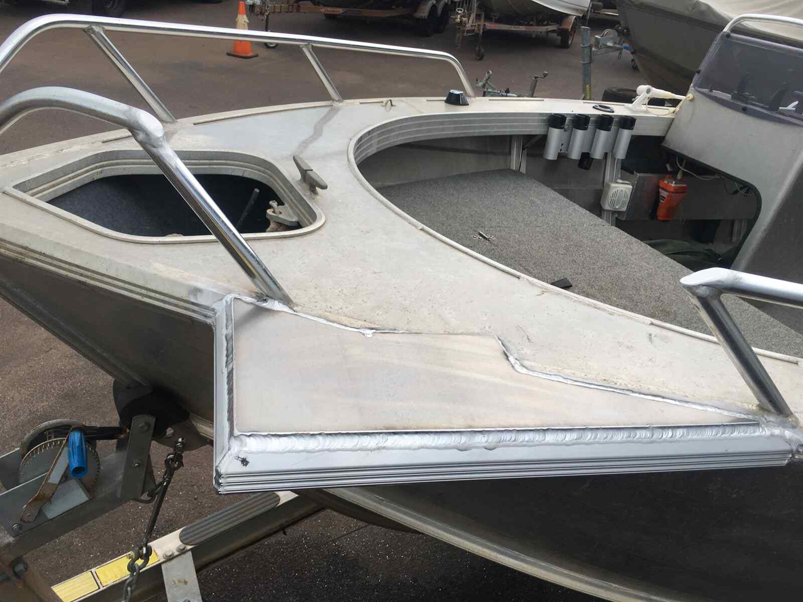 Boat Image 5 — Allycraft Modifications Aluminum Welding Fabrication Canopy in Winellie, NT