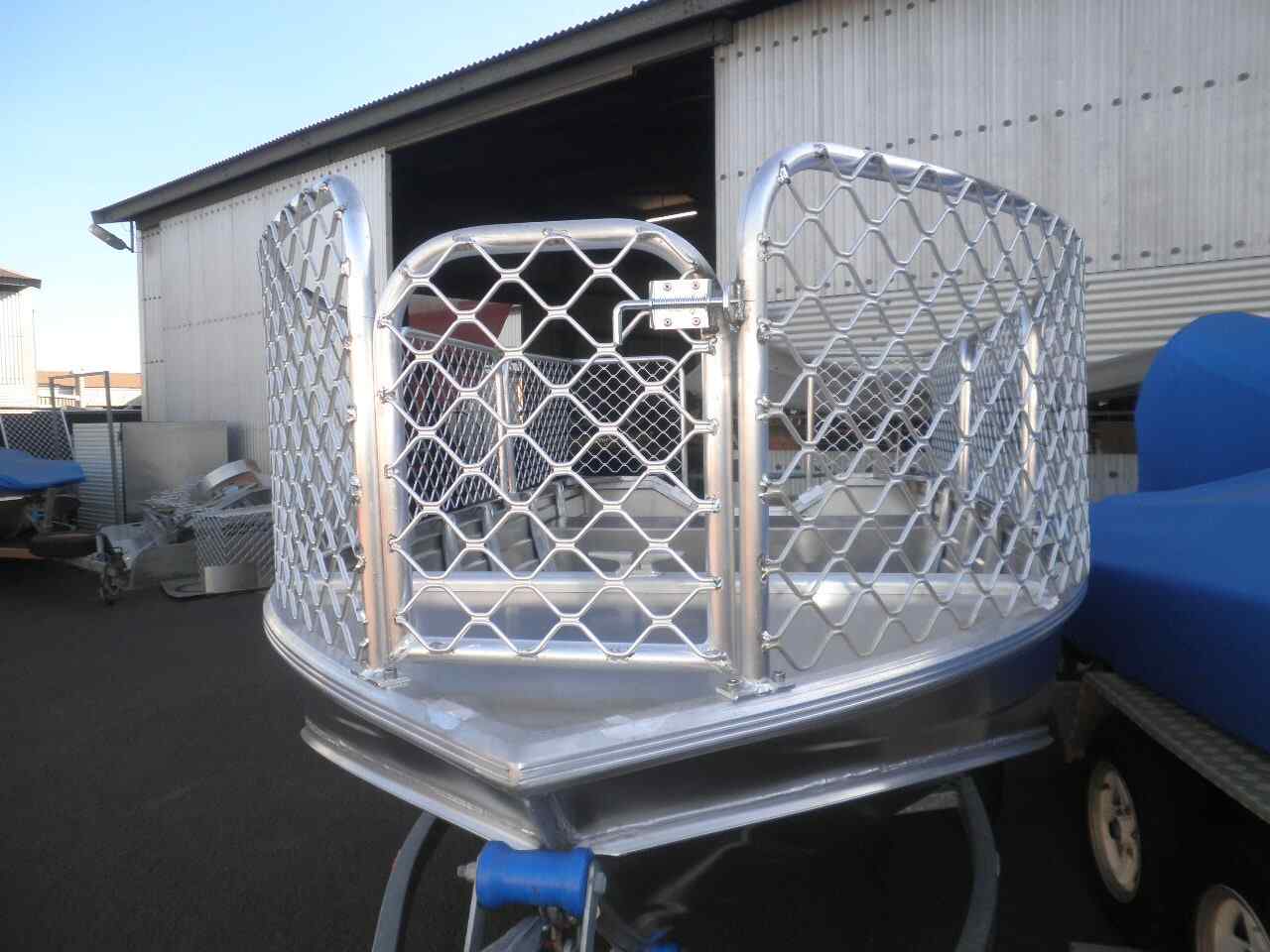Ranger Croc cage — Allycraft Modifications Aluminum Welding Fabrication Canopy in Winellie, NT