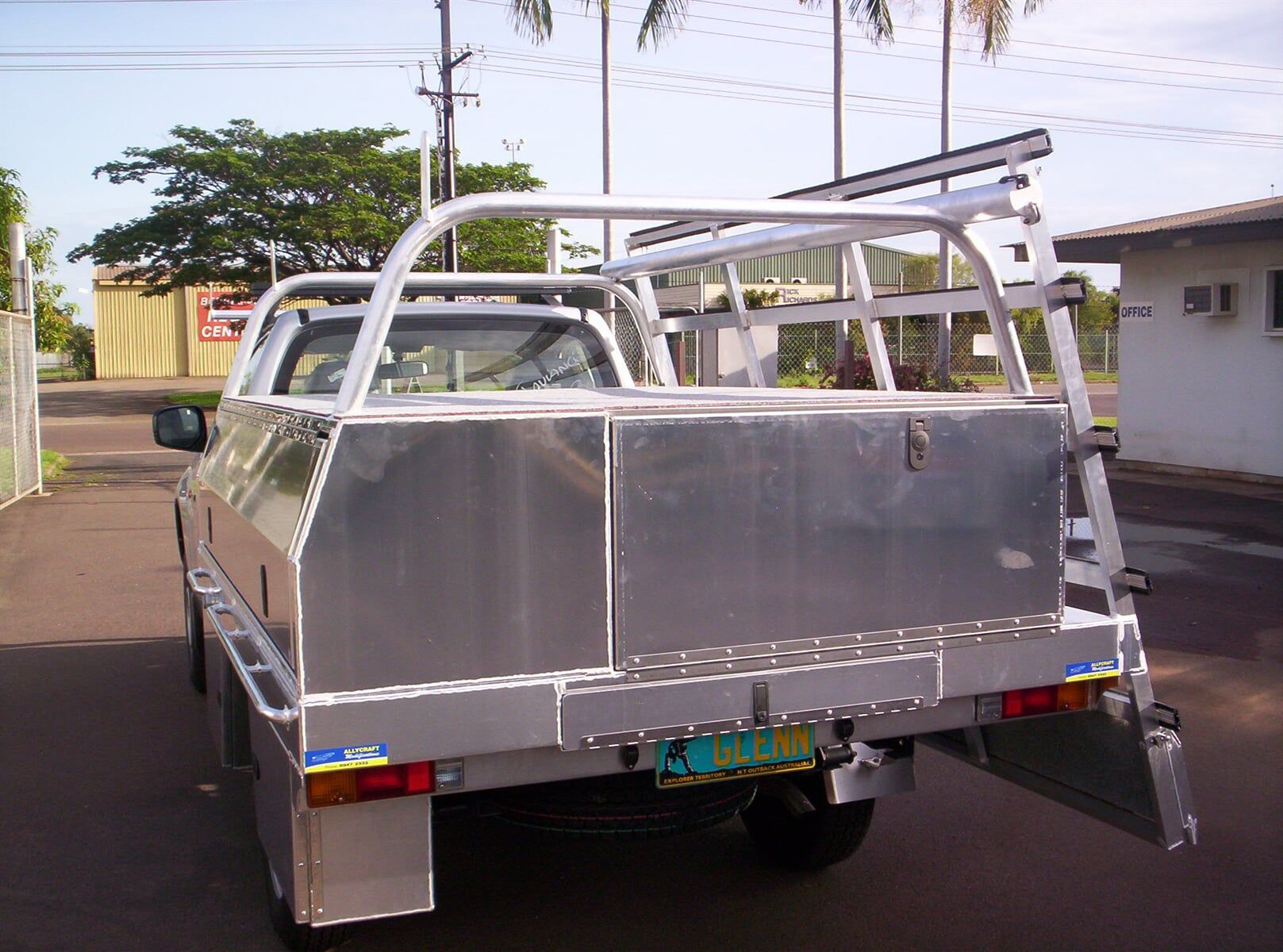 Custom Tradesmen Tray — Allycraft Modifications Aluminum Welding Fabrication Canopy in Winellie, NT