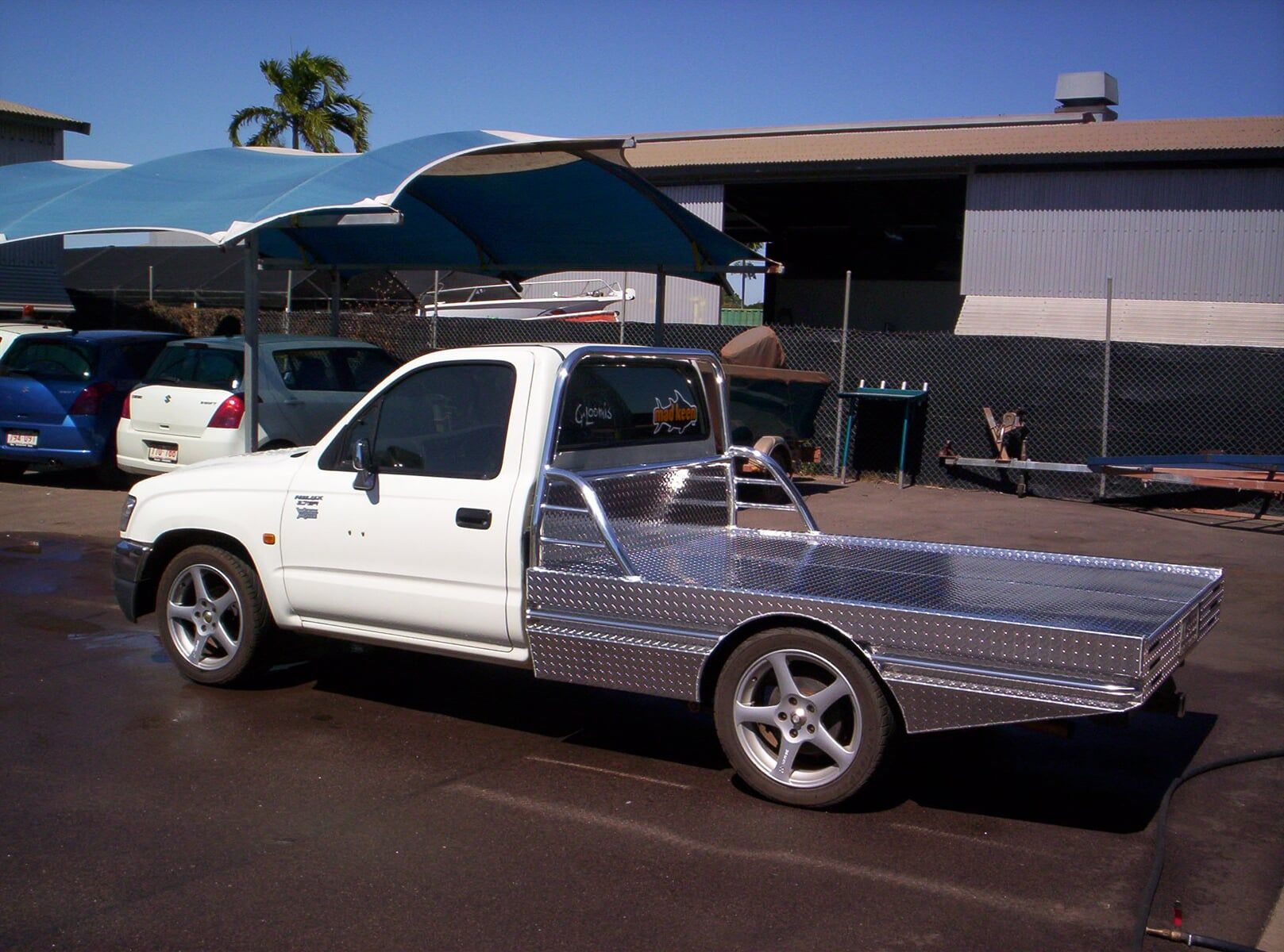 Proplate Tray — Allycraft Modifications Aluminum Welding Fabrication Canopy in Winellie, NT