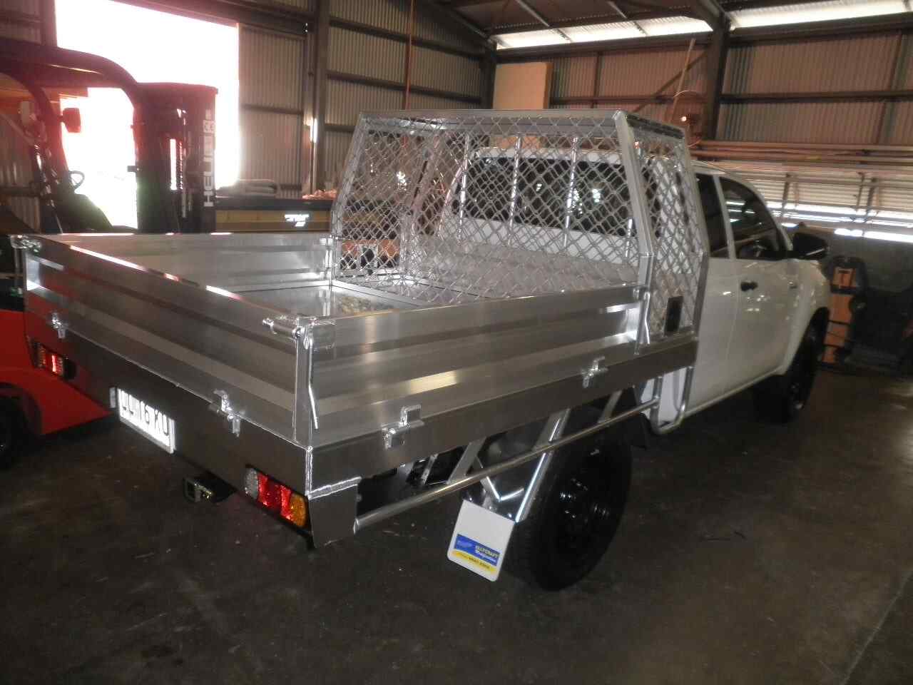 Cruiser tray — Allycraft Modifications Aluminum Welding Fabrication Canopy in Winellie, NT
