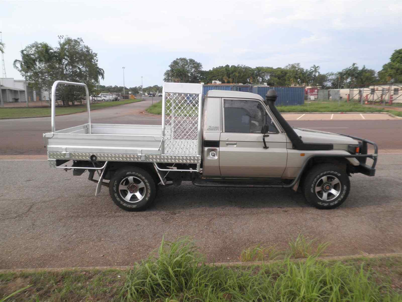 White truck — Allycraft Modifications Aluminum Welding Fabrication Canopy in Winellie, NT
