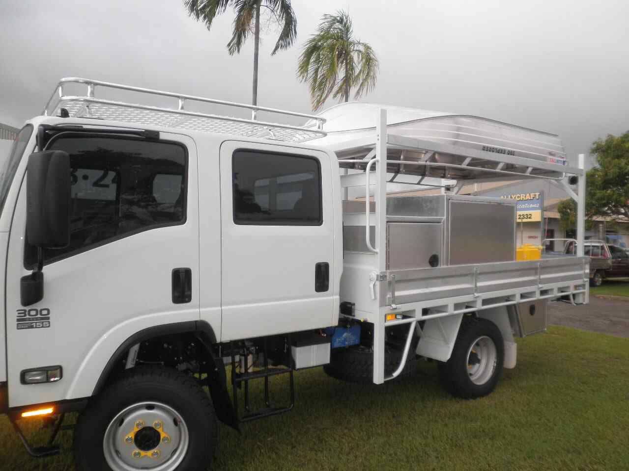 Mick Deltareef — Allycraft Modifications Aluminum Welding Fabrication Canopy in Winellie, NT
