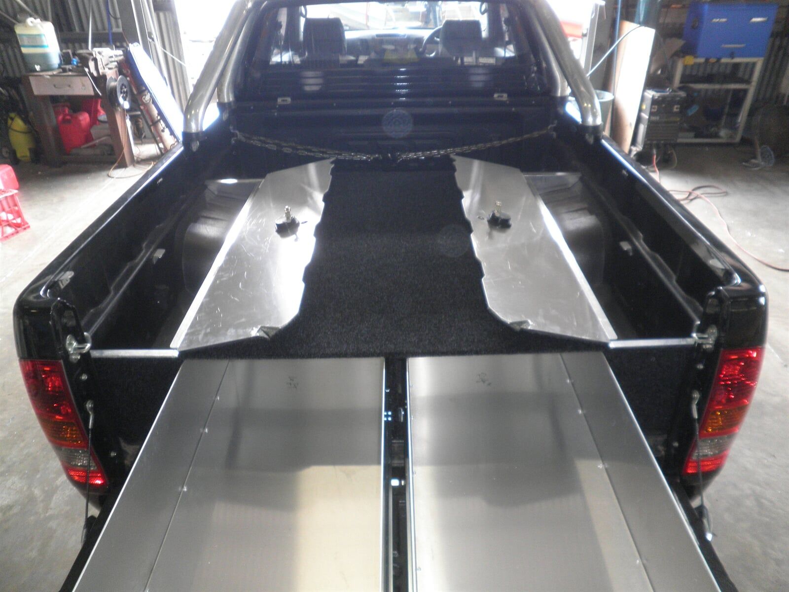Hilux Tray — Allycraft Modifications Aluminum Welding Fabrication Canopy in Winellie, NT