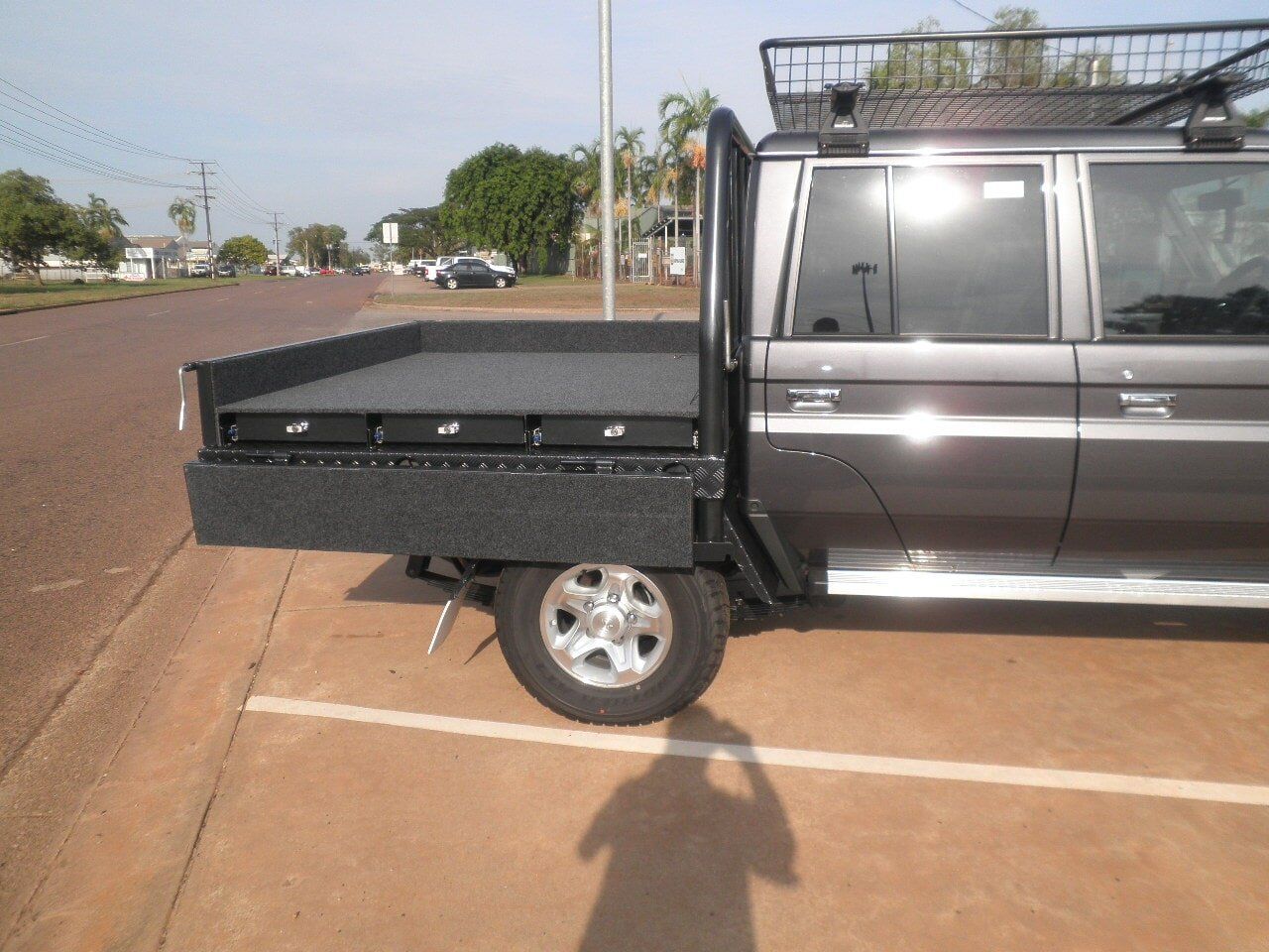 Twin Cab Cruiser — Allycraft Modifications Aluminum Welding Fabrication Canopy in Winellie, NT
