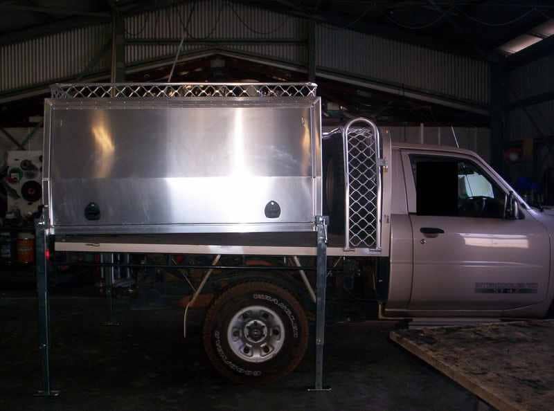 4x4 — Allycraft Modifications Aluminum Welding Fabrication Canopy in Winellie, NT