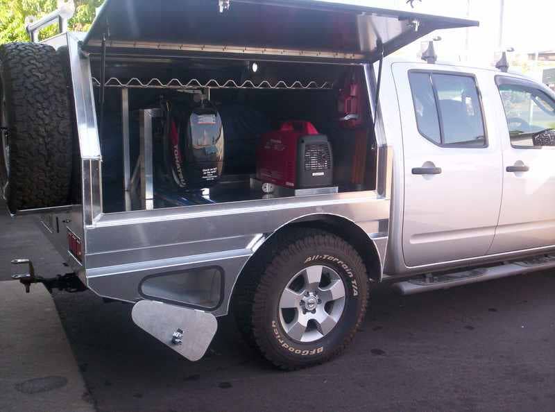 4x4 storage — Allycraft Modifications Aluminum Welding Fabrication Canopy in Winellie, NT