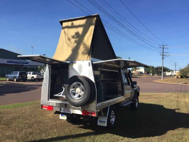4x4 camper 2 — Allycraft Modifications Aluminum Welding Fabrication Canopy in Winellie, NT