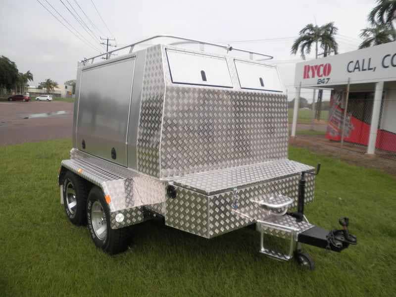 Custom built trailer 4 — Allycraft Modifications Aluminum Welding Fabrication Canopy in Winellie, NT