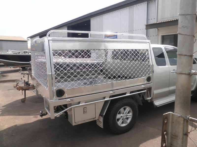 4x4 custom 6 — Allycraft Modifications Aluminum Welding Fabrication Canopy in Winellie, NT