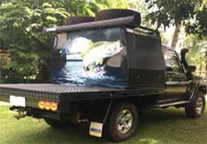 4x4 custom 8 — Allycraft Modifications Aluminum Welding Fabrication Canopy in Winellie, NT
