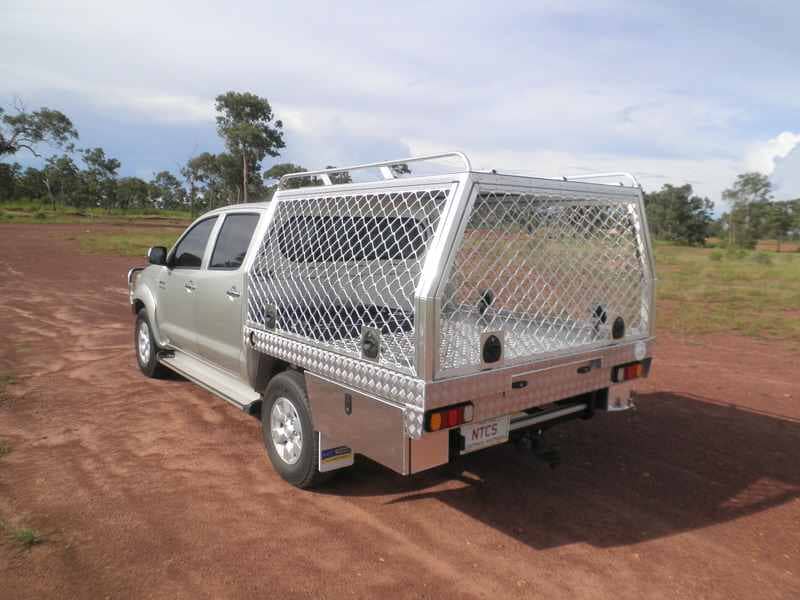 4x4 custom 12 — Allycraft Modifications Aluminum Welding Fabrication Canopy in Winellie, NT