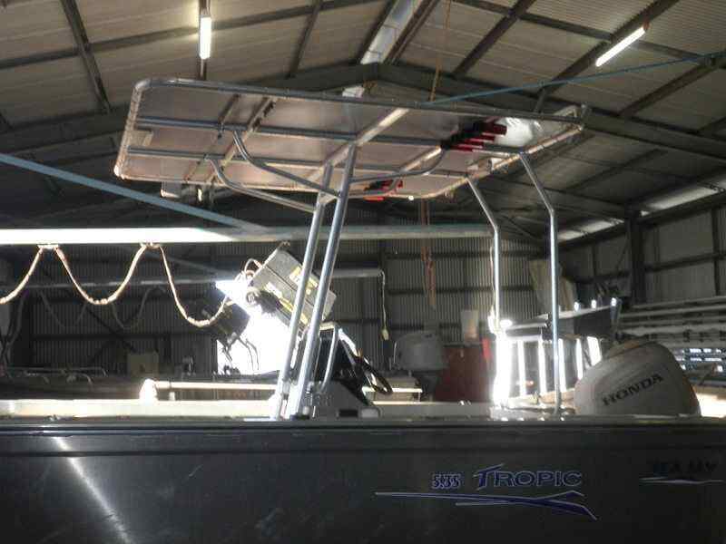 Boat — Allycraft Modifications Aluminum Welding Fabrication Canopy in Winellie, NT