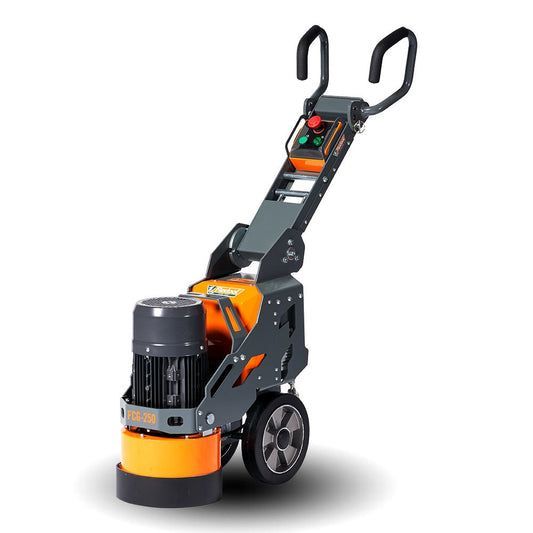 Orange and Gray Concrete Floor Grinder — Superior Access Hire in Wynnum, QLD.