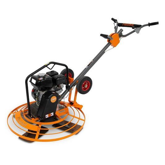 Orange and Black Concrete Power Trowel — Superior Access Hire in Wynnum, QLD