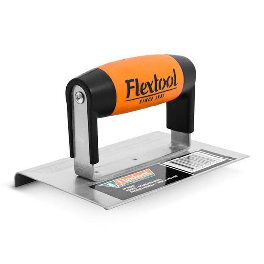 Stainless Steel Hand Float with Orange and Black Handle — Superior Access Hire in Wynnum, QLD