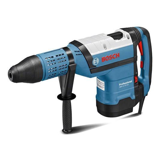 Blue Bosch Demolition Hammer with Black Handles — Superior Access Hire in Wynnum, QLD