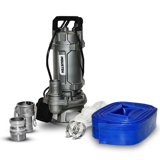 Submersible Water Pump with Hose and Connectors — Superior Access Hire in Wynnum, QLD