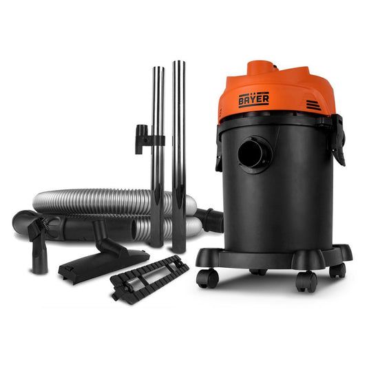 Black and Orange Wet/dry Vacuum with Accessories — Superior Access Hire in Wynnum, QLD