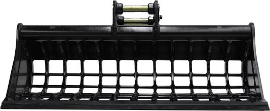 Black Metal Grapple Attachment with A Grid Pattern — Superior Access Hire in Wynnum, QLD