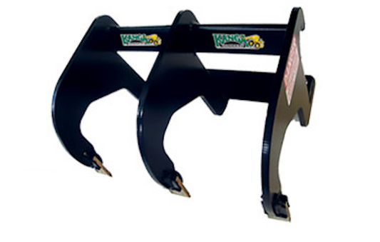 Black Grapple Attachment for A Tractor — Superior Access Hire in Wynnum, QLD